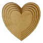 Standard Heart Shape - Mixed Media Boards & Plaques