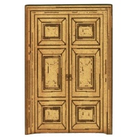 Panelled Double Doors - MDF Wood Shape