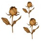Rosebud Flower Stem MDF Wood Shape