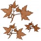 Sugar Maple Leaf & Twig - MDF Wood Shape