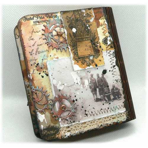Plain Cover MDF Book Box Kits for altered art and craft projects